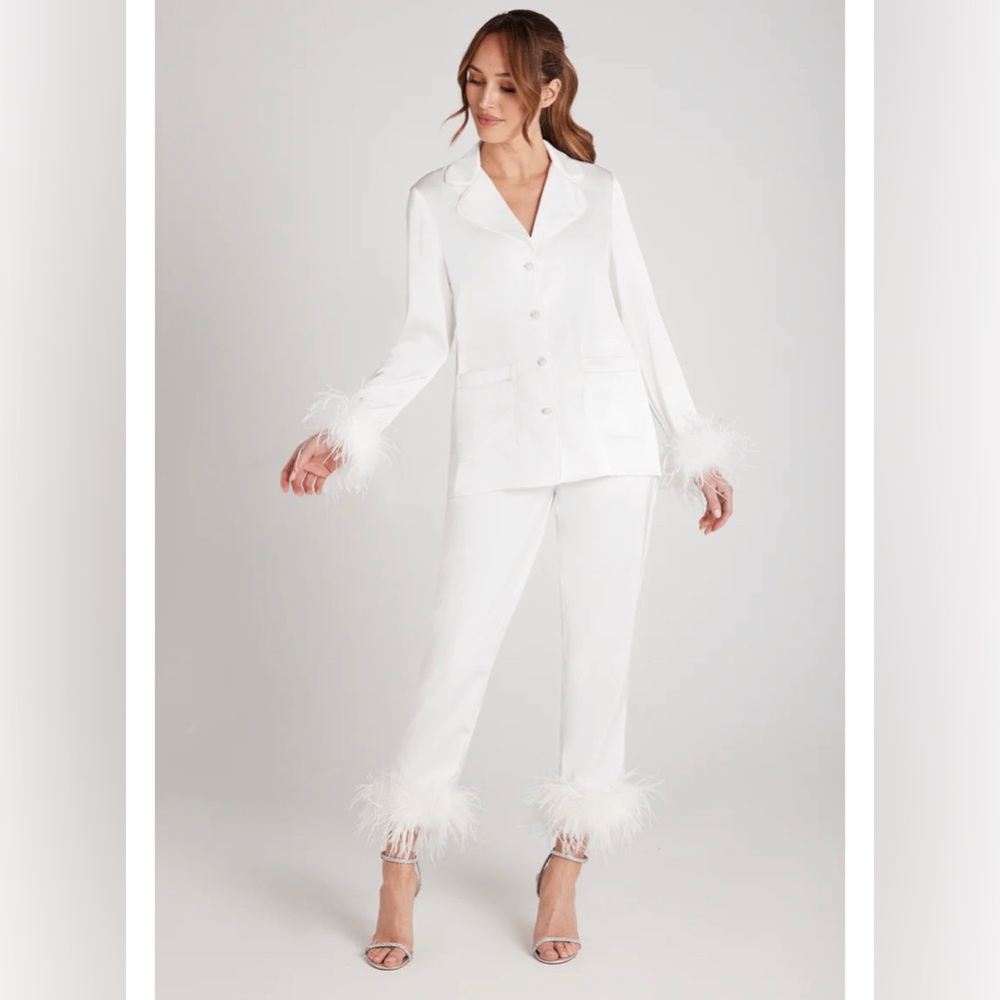 Nadine Merabi Darcie White Pajamas